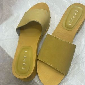 Mule Amarillo mostaza plataforma 1” pulgada